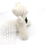 White Cotton Key Chain , Cute Bear Keychain 11.5cm×6.5cm Size