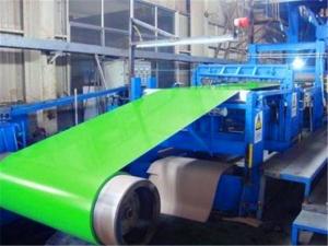 China Zinc Coating Z180 Dx51d PPGI Color Coated Steel Coil Ral PE / SMP / HDP / PVDF Coated factory