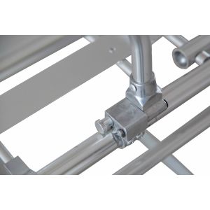 40kg Ambulance Collapsible Stretcher Height Adjustable Back Automatic Loading