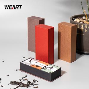 China Surface Blue Art Paper Jewellery Presentation Boxes With Lid , Soft Touch Lamination factory