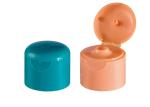 Body Lotion Plastic Bottle Caps , Customized Color Round Plastic Caps