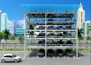 China Hot Sale! 2-9 Levels Steel Structure Car Garage Car Parking System Puzzle Parking Lot Solutions factory
