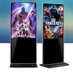 1920 X 1080 Floor Standing Digital Signage Waterproof High Definition 65in