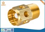 Custom Red Copper CNC Turning Service High Precision Laser Cutting