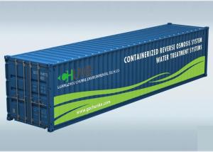 China Containerized Mounted Salt Water Treatment System / Seawater Desalination Plant factory