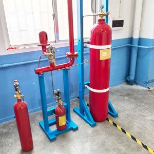 China Clean Agent Nitrogen Automatic Fire Extinguisher Safeguarding Telecommunication Rooms on sale