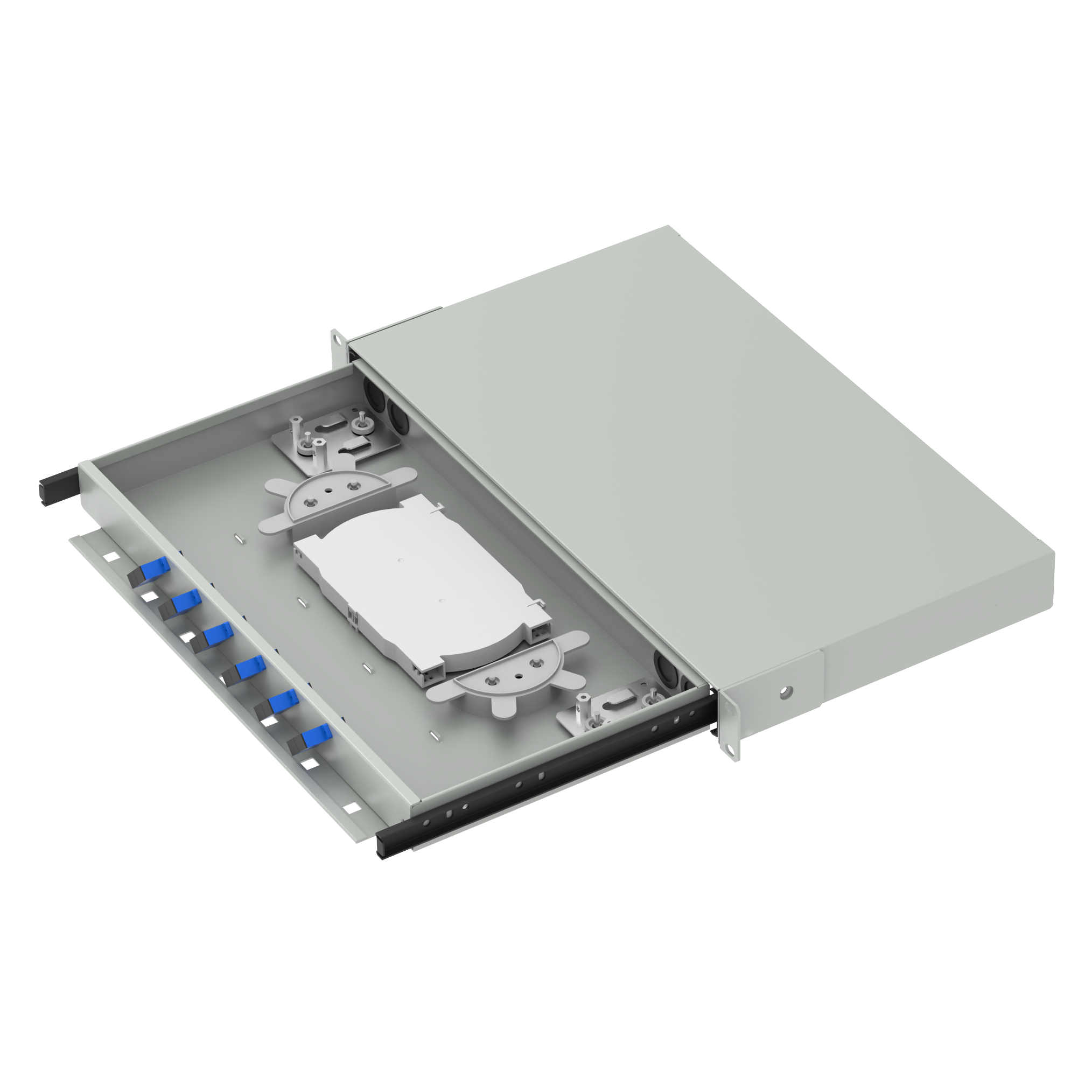 FTTX White SC Type Optic Fiber Distribution Patchpanel for Optimal Network Performance