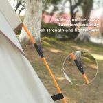 Square Waterproof Camping Outdoor Tents Large Instant Oxford Auto Inflate Tent 4