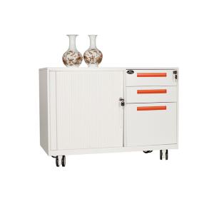 China RAL Color Rolling Steel Mobile Pedestals Storage Cabinet 0.5-1.0mm factory