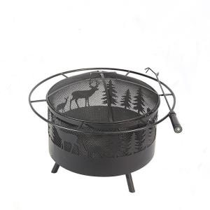 China Metal Wire Heating Round Stainless Steel Barbecue Grills 552*550*550mm factory