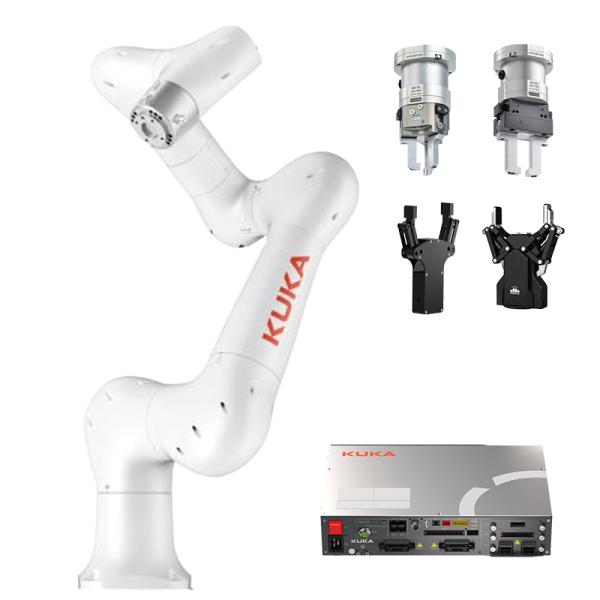 China New KUKA Iico7 6 Axis Collaborative Robot Arm PLC Assembly Glueing Palletizing Stacking Human-Machine Cooperation Robotic Arm factory