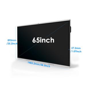 China HDFocus 65 Inch Smart Board Toughened Glass Material For Education factory