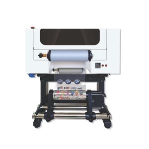 China 30cm UV Dtf Printer For Sticker Printing Roll To Roll Inkjet Printer On Any Materials factory