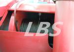 Stainless Steel 25T Tower Crane Winch Grooved Drum For Lifting