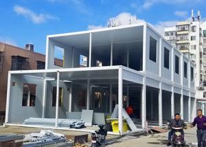 China Prefabricated Two Floors Detachable Container House factory