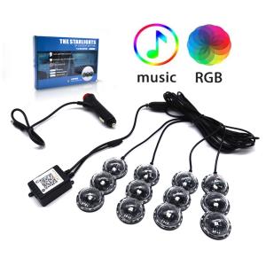 China Foot Star LED Car Atmosphere Light Car APP Mobile Phone Bluetooth factory