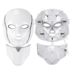 China 7 Colors LED Mask Phototherapy Light Facial And Neck Skin Beauty Therapy factory