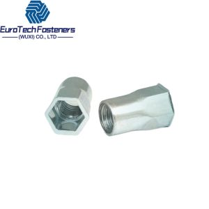 China Small Head Half Hex Rivet Nut Flange Head Open End M3 M4 M5 M6 M8 M10 Reduced Head on sale