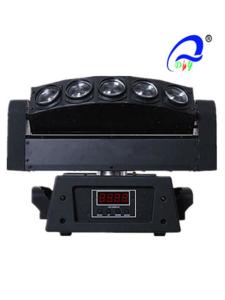 China Brightest 8° Moving Head LED Beam Lamp RGBW / W Cree Leds 5 Heads * 10W factory