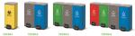 30L Kitchen Trash Can Rectangular Stainless Steel Pedal Dustbin