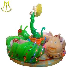 China Hansel large electronic fiberglass flower carousel ride for kids factory