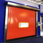 Custom Plastic Film Repair Dust Barrier High Speed Zipper Door For Industrial