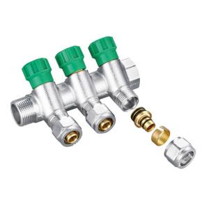 China OEM 10 Way Brass Manifold Forged Customized 3/4 ×16-2 Inch Size factory
