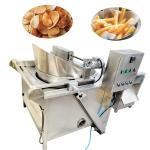 Banana Plantain Chicken Industrial French Fries Frying Machine