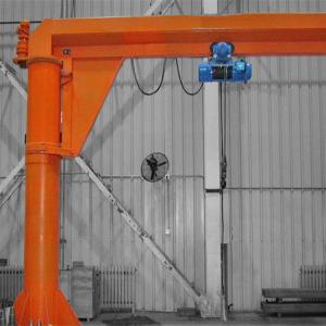 China Mobile Jib Crane Floor Mounted With Electric Chain Hoist factory