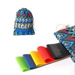 5LB SGS Natural Latex Resistance Bands Strength By Color Available 3D