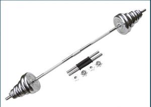 China chromed plate cast iron adjustable dumbbell barbell sets 50kg factory