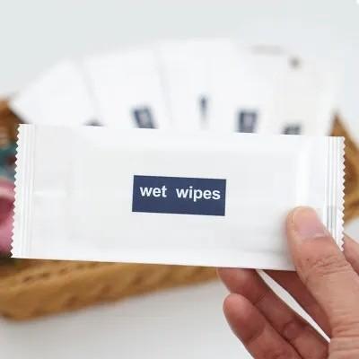 KILINE Custom Design Single Packed Cleaning Wet Wipes Individual Wrapped Sachet
