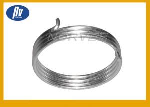 China Carbon Steel Extension Spring , White Zinc Plated Large Extension Springs factory
