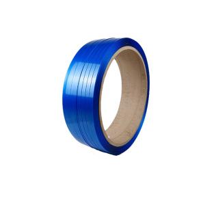 China 1.3mm Thickness PET Strapping Band / Plastic Bundle Strap 16mm Width factory