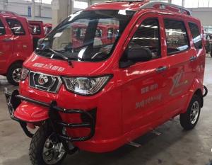 China Auto 275w 45km/H Electric Passenger Closed Tricycle factory