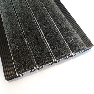 China Heavy Traffic Entryway Aluminum Entrance Mats Anti Slip Scrape Dirt factory