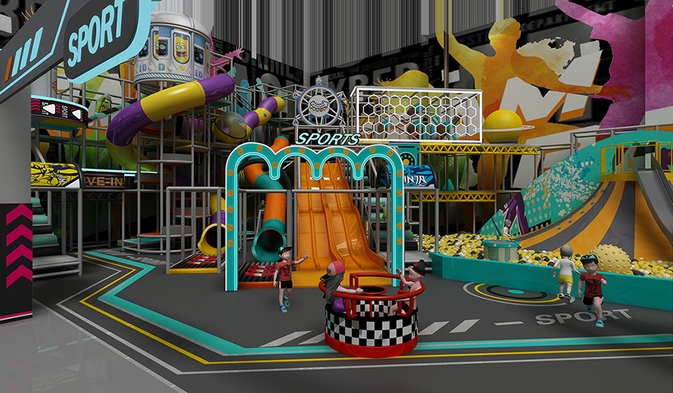 Customized Indoor Slide Playground Forest Themed Play Centre Equipment Suppliers