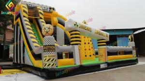 China 0.9mm Plato Pvc Inflatable Amusement Park For Outdoor / Indoor Activity factory