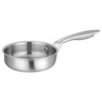 Best Selling 16cm Stainless Steel Polish Induction Fry Pan Cooking Pan Cookware