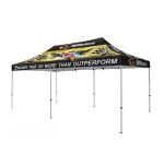 Large Headroom 10x20 Pop Up Canopy , Display Canopy Tent Dye Sublimation Heavy