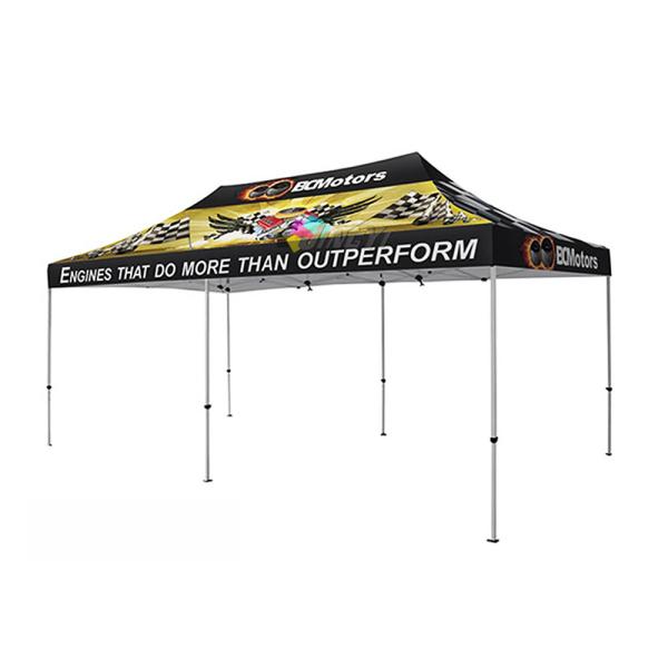Large Headroom 10x20 Pop Up Canopy , Display Canopy Tent Dye Sublimation Heavy