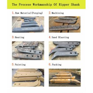 Building Material Shops 8E8412/8E8413 Single Ripper Shank for D10n/D11N/D11R