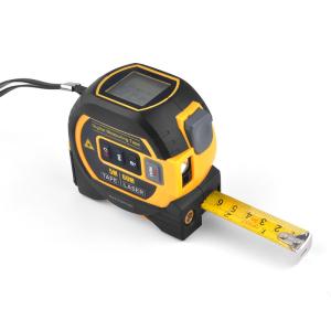 China Wintape 3 In 1 Digital Laser Measure Tape With Cross Line Laser Traditional Steel Tape factory