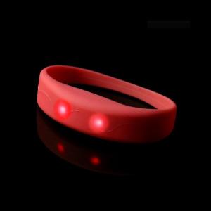 China Glow Motion Lighted Rfid Silicone Wristband , Luces Concierto Rfid Bracelet For Events factory