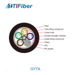 GYTS GYTA GYFTY G652D Single Mode Armoured Fiber Optic Cable 2 - 288 Core