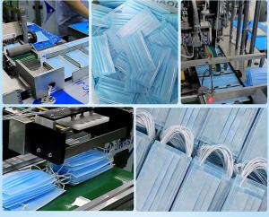 China Non Woven Fabrics 3 Layer Face Mask Packing Machine factory