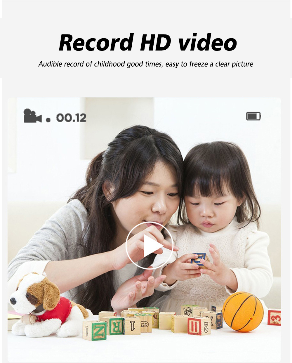 X11S Mini Dual Lens Kids Camera 1080P Bunny Cartoon Children Camera Adorable Toy Kids Selfie Digital Camera As Gift Prize