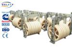 Seven Slots Conductor Stringing Blocks For Sealed Ball Bearings Optional Model
