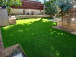 Wide Wavy Matte Fake Garden Grass For Football Fields