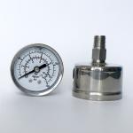 11 Bar 1.5 Inch Oil Pressure Gauge Treble Scale Manometer Axial Mount Fluid